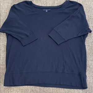 GAP 100% Pima Cotton 3/4in Batwing Sleeve Top
